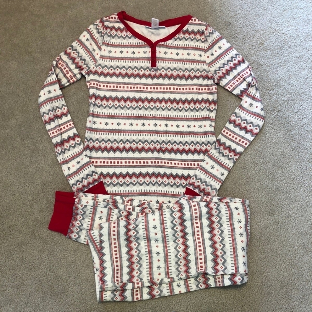 2 pairs of cute holiday pajamas